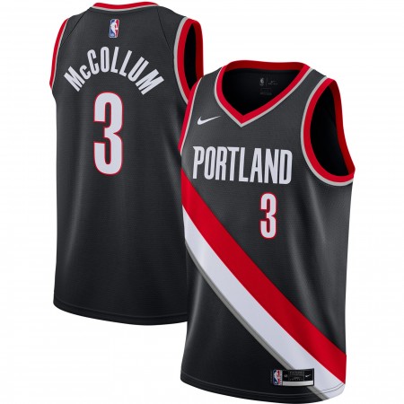 Herren NBA Portland Trail Blazers Trikot C.J. McCollum 3 Nike 2020-2021 Icon Edition Swingman